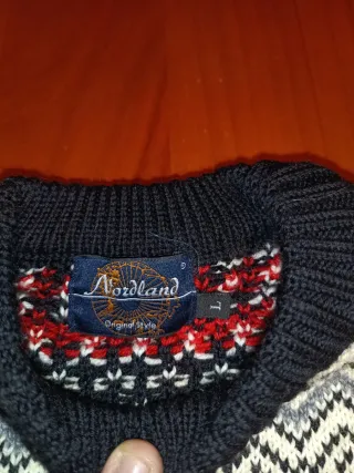 Maglione Norvegese 100% lana Made in Italy L/XL
