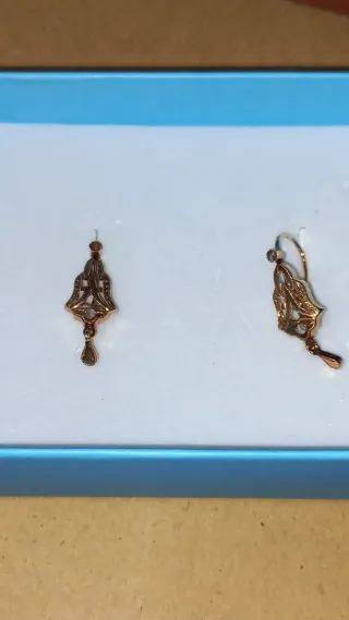 Pendientes vintage oro 18k