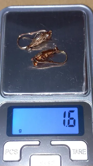 Pendientes vintage oro 18k