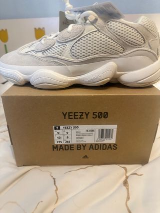 Adidas Yeezy 500 Bone White Talla 43