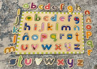 Puzzle Madera Abecedario Minúsculas