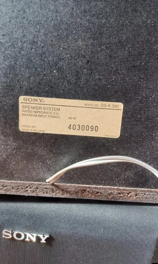 Altavoces Sony Negros