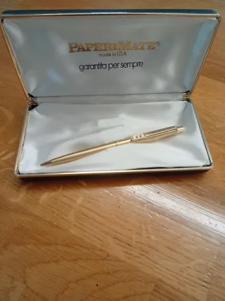 Penna matita Paper Mate oro, made in USA