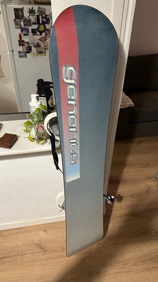 Tabla de Snowboard con Fijaciones