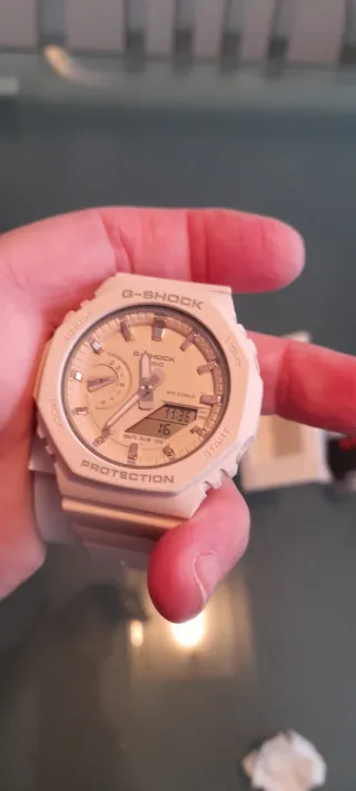 Reloj Casio Beige/Blanco Nuevo