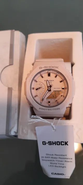 Reloj Casio Beige/Blanco Nuevo