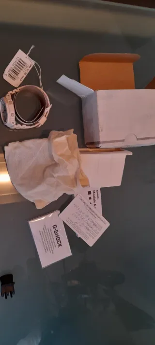 Reloj Casio Beige/Blanco Nuevo