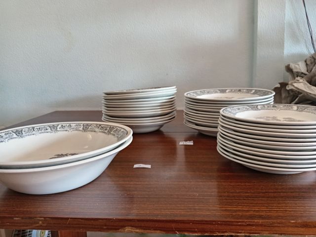 Vajilla Antigua La Cartuja Porcelana