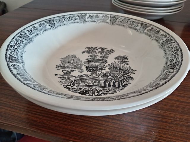 Vajilla Antigua La Cartuja Porcelana