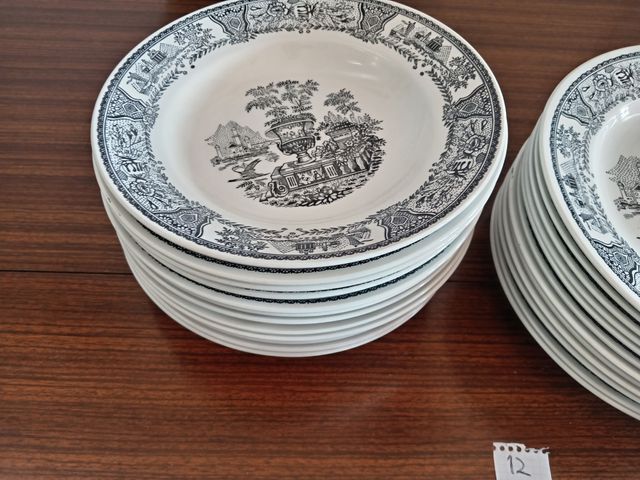 Vajilla Antigua La Cartuja Porcelana