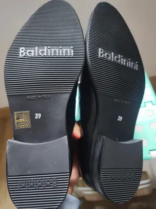 Zapatos Baldinini Negros Talla 39 Nuevos
