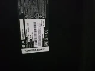 TV LG 85 pantalla rota