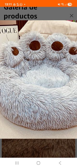 Cama antiestrés para perros medianos