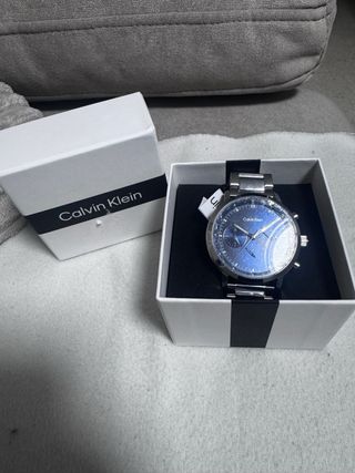 Reloj Calvin Klein Hombre Azul/Plata