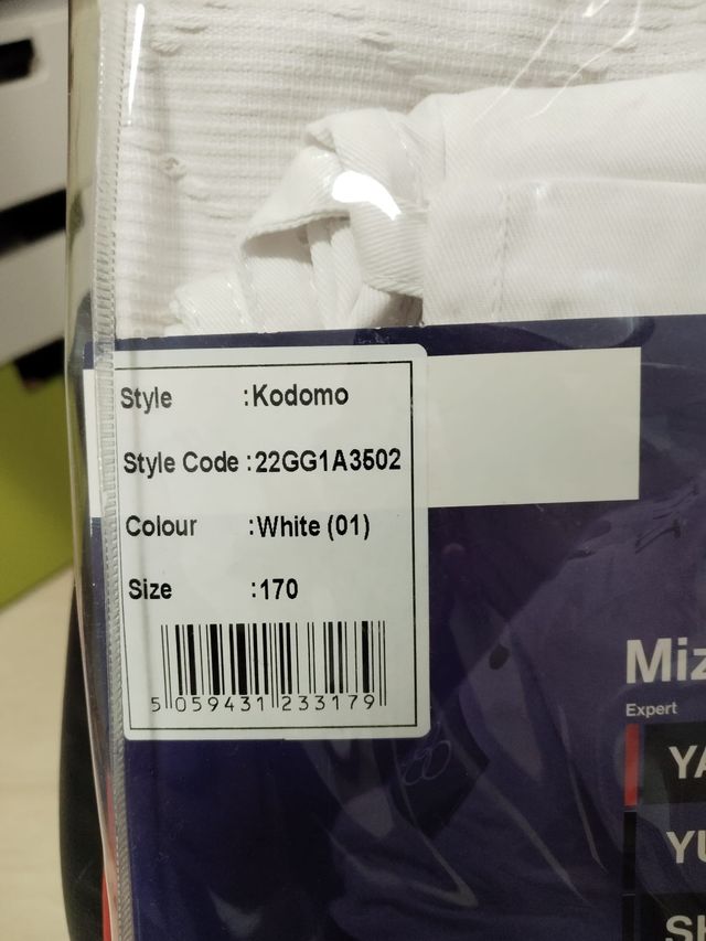 Kimono Judo Mizuno Kodomo 170cm