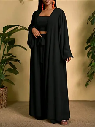 Conjunto negro 3 piezas