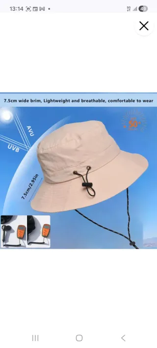 Sombrero/Gorro Wanyig Beige Nuevo