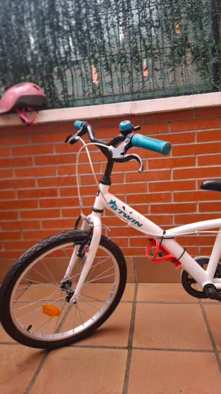 Bicicleta Infantil Btwin 20 Blanca