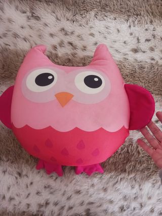 Cojín infantil BUHO lavable y confortable