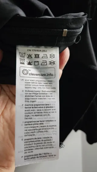 Blusa terciopelo Esprit fiesta negra talla M