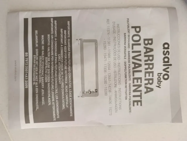 Barrera Cama Nido Asalvo 150x58