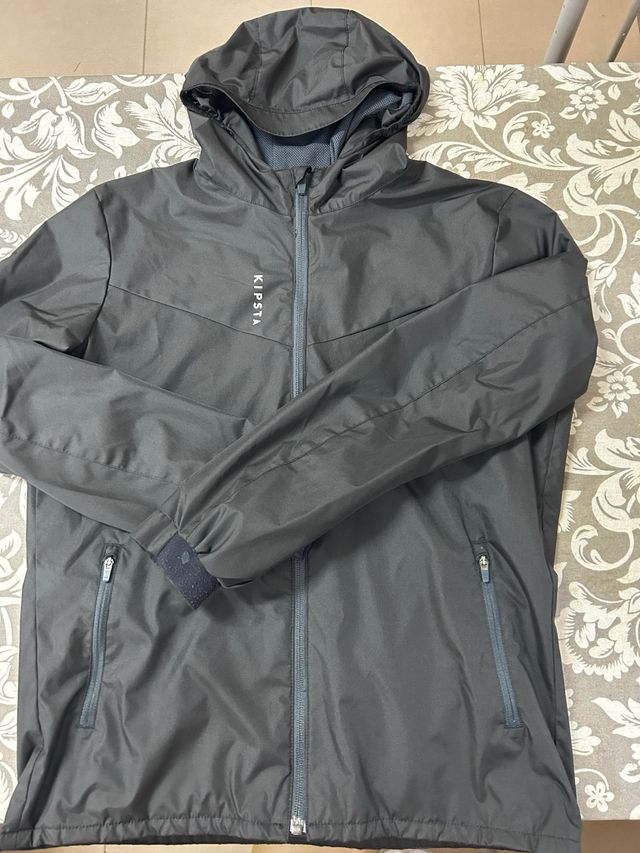 Chubasquero Kipsta Gris Talla 12/13 años