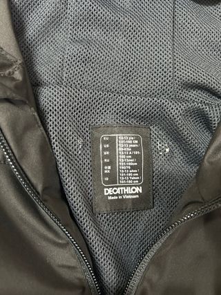 Chubasquero Kipsta Gris Talla 12/13 años