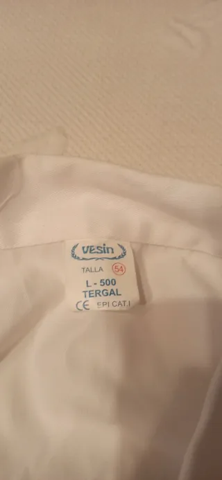 Mono de trabajo Vesin Talla L (54) Blanco