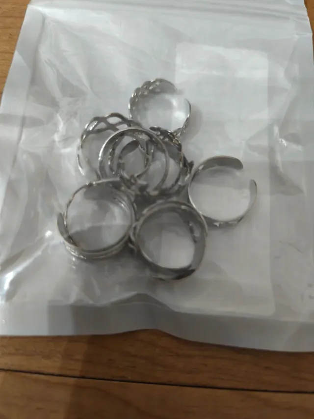 Anillos para pie acero inoxidable sin estrenar