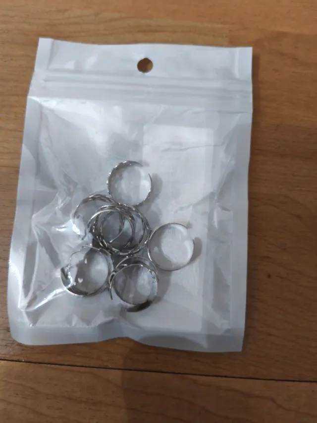 Anillos para pie acero inoxidable sin estrenar