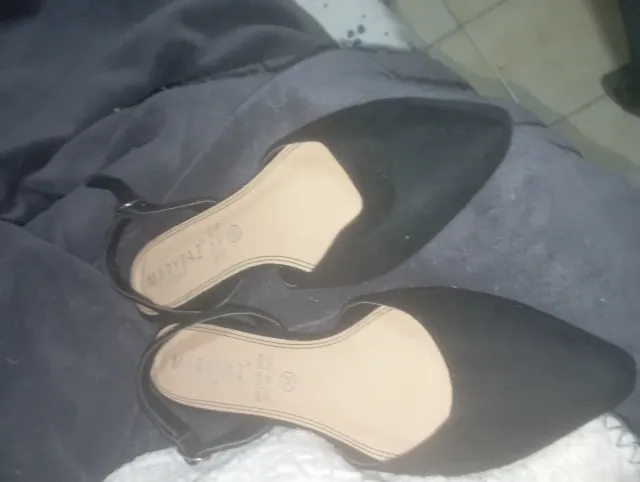 Zapatos planos Marypaz negros talla 38