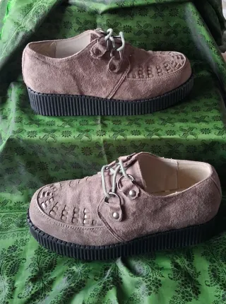 Scarpe Coca con lacci e plateau