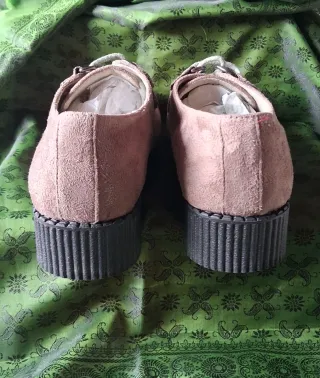 Scarpe Coca con lacci e plateau