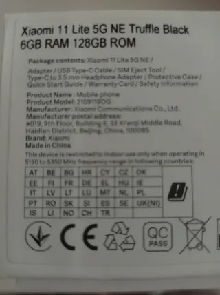 Xiaomi 11 Lite 5G NE