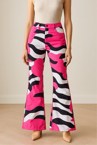 Pantalón Flared Pop Art
