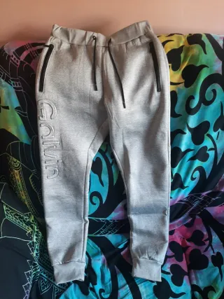 Pantalón chándal Calvin Klein Gris Talla M