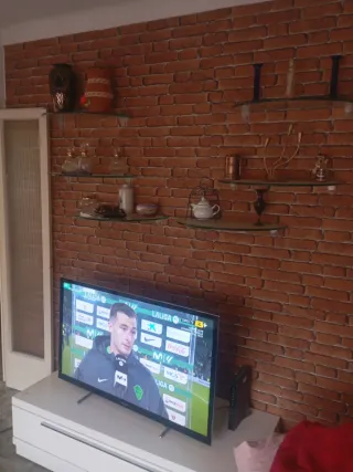 6 Scaffali rotondi in vetro a forma circolare