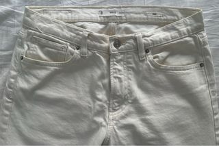 Vaqueros Mango Ben Talla 30 Blanco