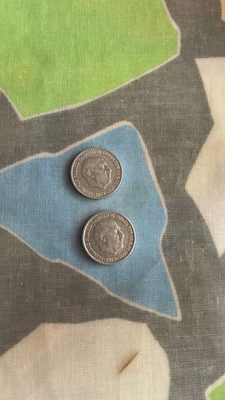 2 Monedas 10 Céntimos Franco de 1959