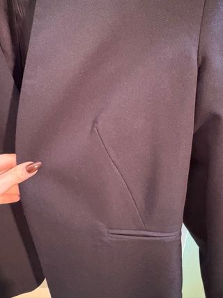 Blazer Mango Blu Taglia 40