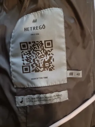 Plumas Hetregó Mujer T-38 Gris