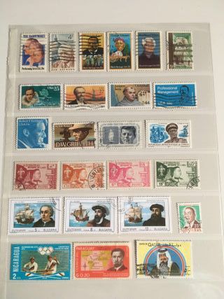 Sellos del mundo personajes