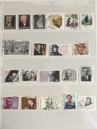 Sellos del mundo personajes