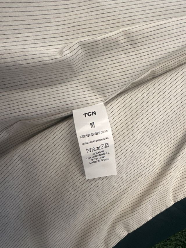 Chaqueta de Piel Verde Oscuro