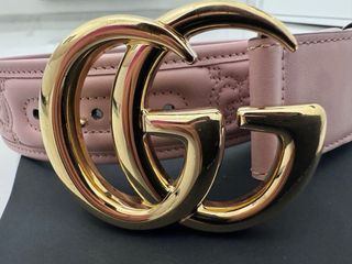 Cintura Gucci Rosa Pelle 65/26