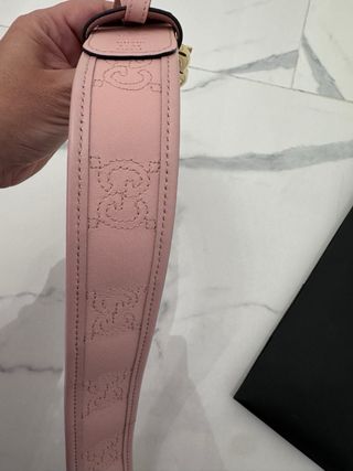 Cintura Gucci Rosa Pelle 65/26