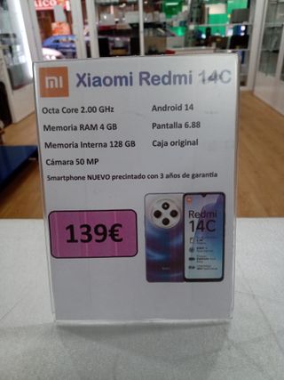 Xiaomi Redmi 14C 128GB Nuevo