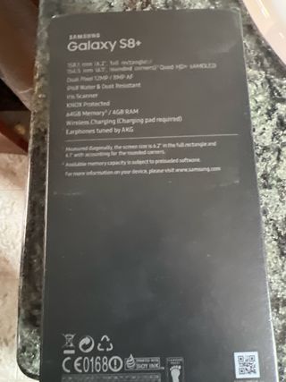 Samsung Galaxy S8 Plus Negro carga inalámbrica