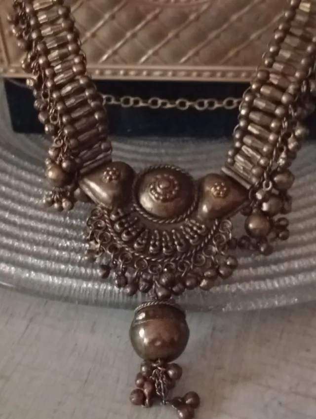 Collana in rame vintage stile indiano