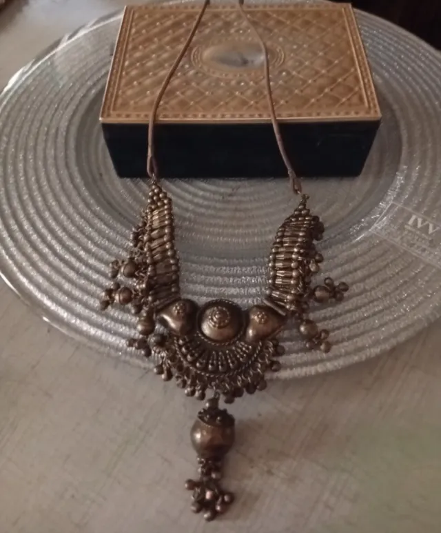 Collana in rame vintage stile indiano